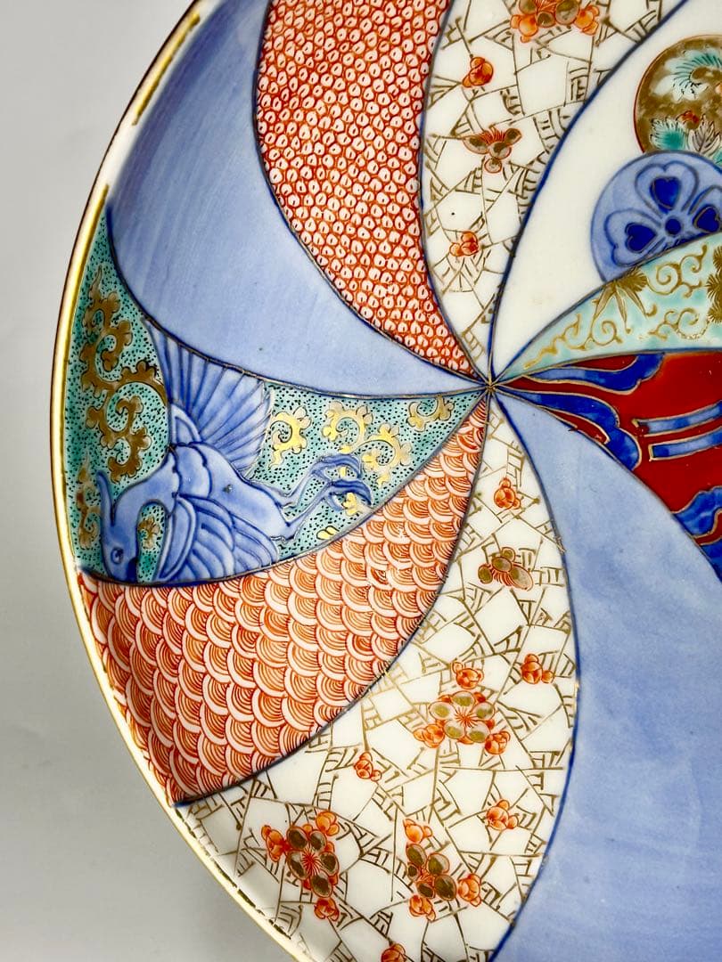 明治初期 香蘭社 放射有職文高脚皿 伊万里 有田の通販