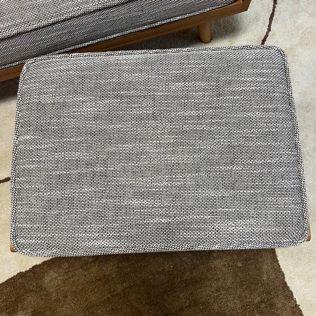 【ほぼ新品】unico ウニコ アルベロ 2人掛けソファ＋オットマン