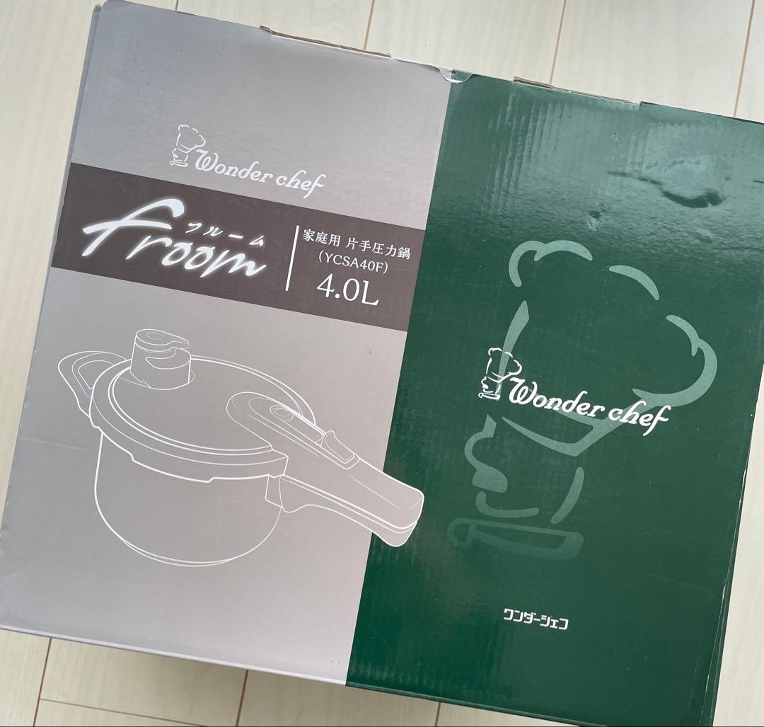 新品✨販売価格16500円 ワンダーシェフ 圧力鍋 フルーム YCSA40F