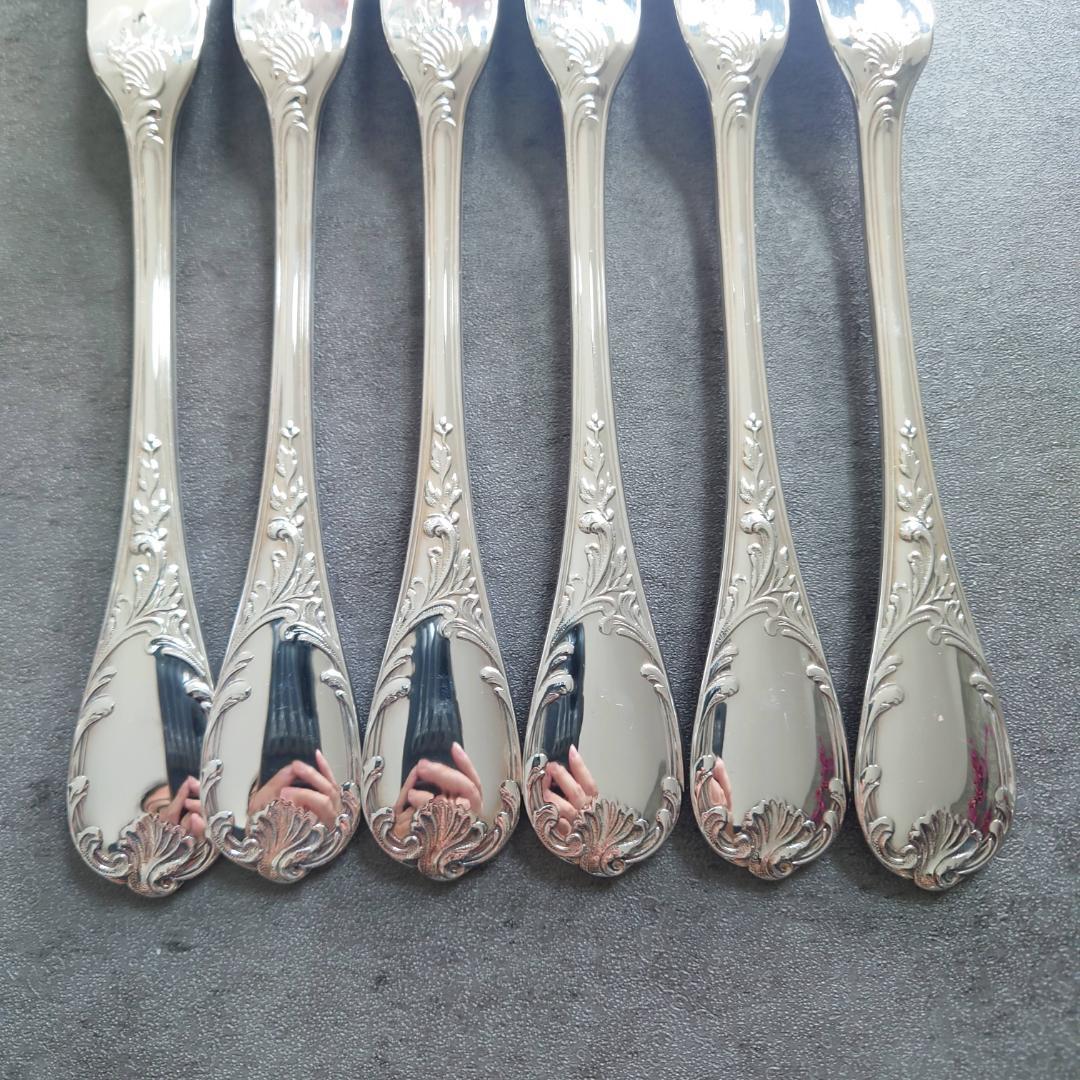 希少 美品 クリストフル マルリー フィッシュナイフ 6点