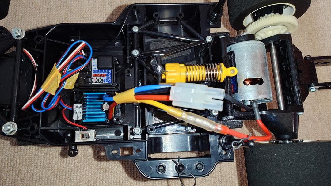 タミヤ　MAZDA787B　未走行メカ付き（プロポ、バッテリー無し）