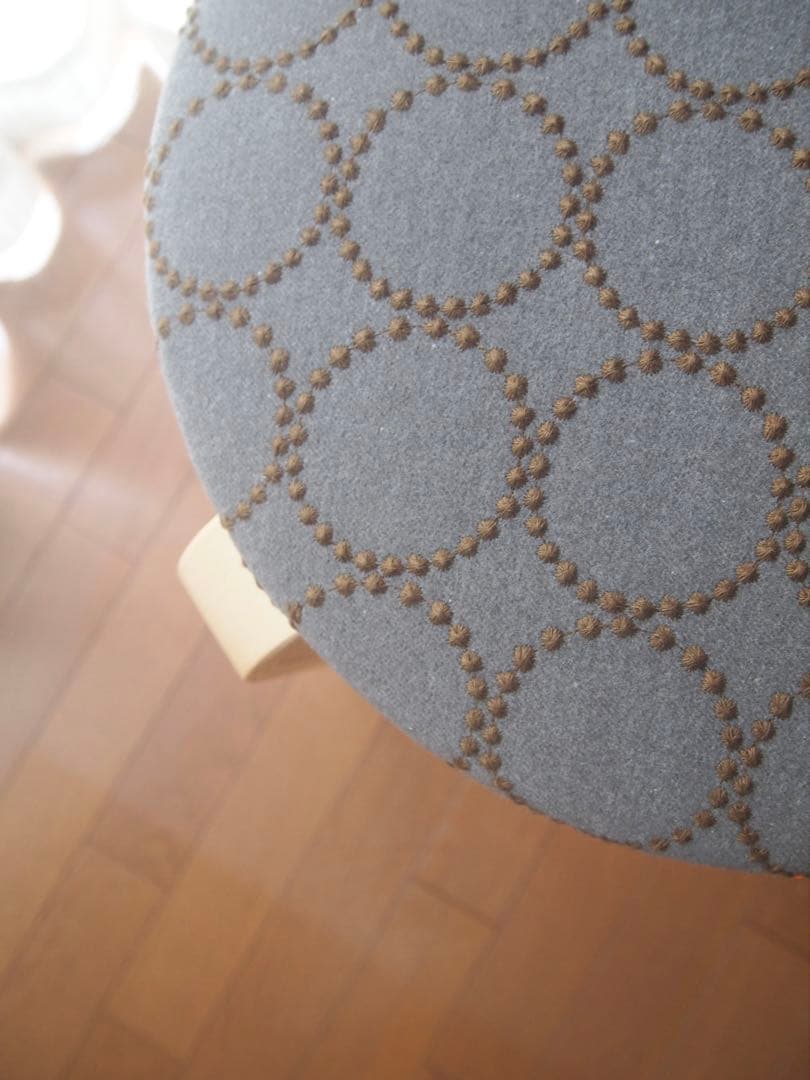 ヨッシーさん専用 ミナペルホネン ハンドメイド ラウンドスツール タンバリン