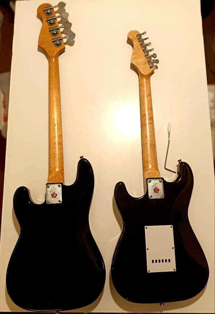 人気のエレキギターとベースのセット Gypsy Rose