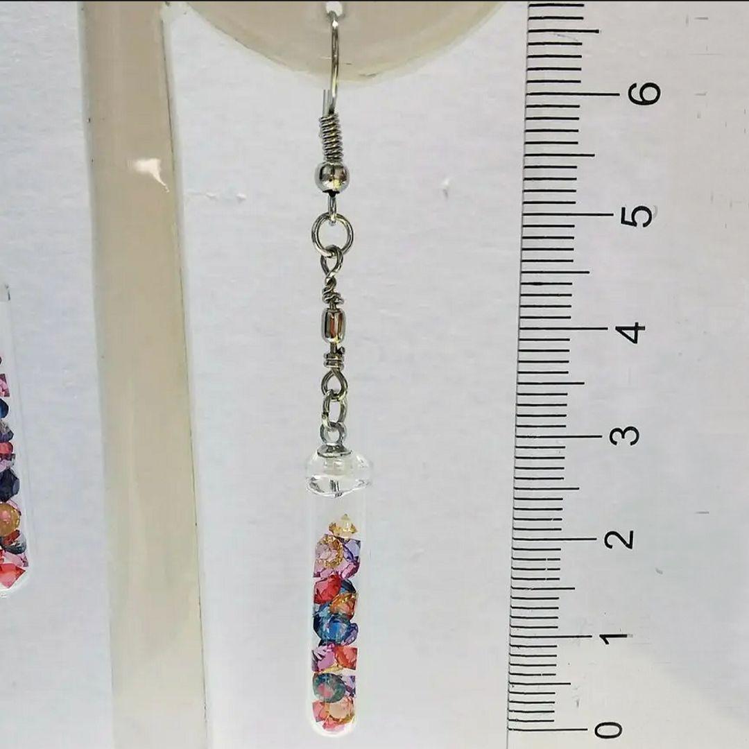 【056】ピアス／試験管／ガラス管