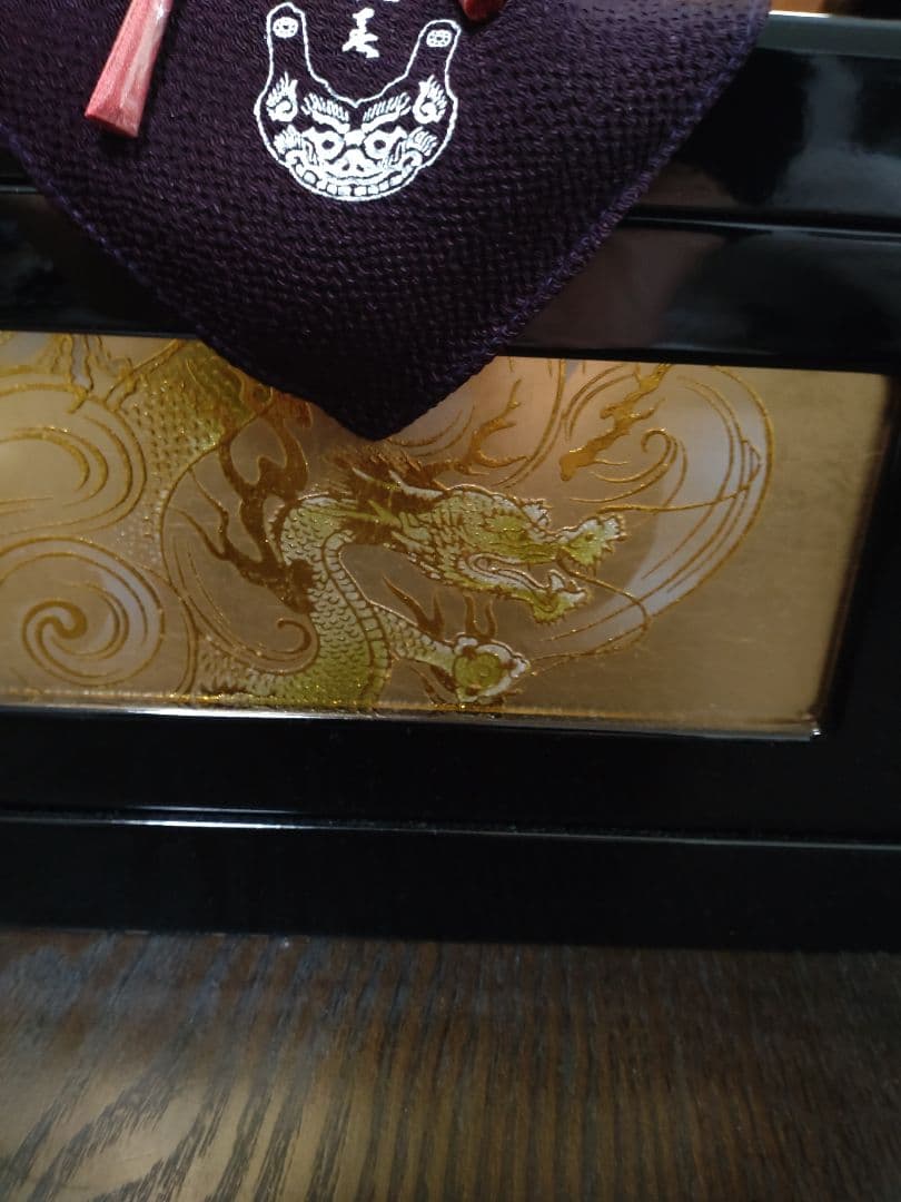 1/4源義経公兜収納セット曙裾濃威