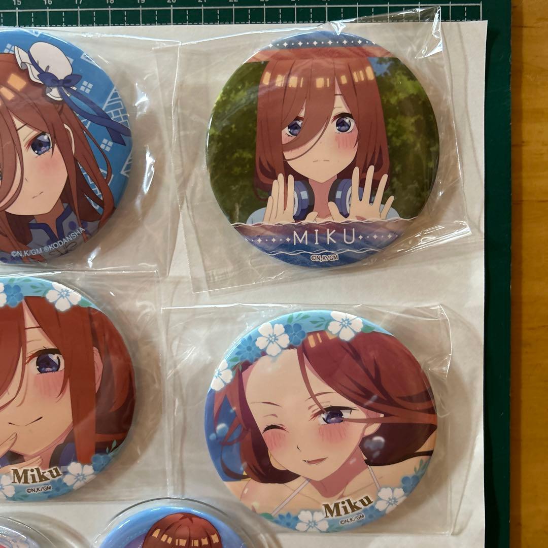 五等分の花嫁 缶バッジ 中野三玖 まとめて - メルカリ