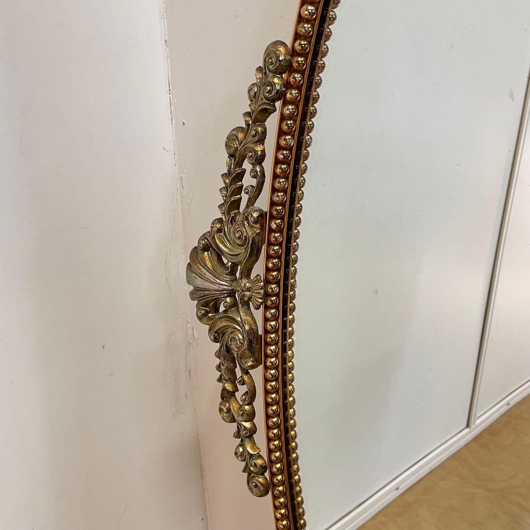 ビンテージ ミラー③ 鏡 アンティーク調 ウォールミラー 壁掛け 大型 美容室