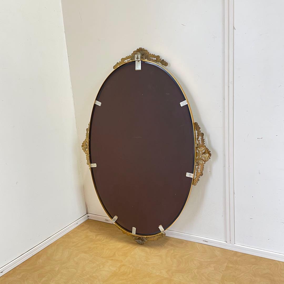 ビンテージ ミラー③ 鏡 アンティーク調 ウォールミラー 壁掛け 大型 美容室