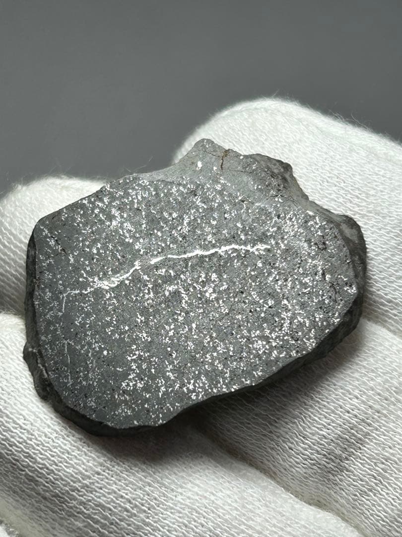 石質　隕石　タセデ　004　スライス　6.4g　コンドライト　メルトブレシア