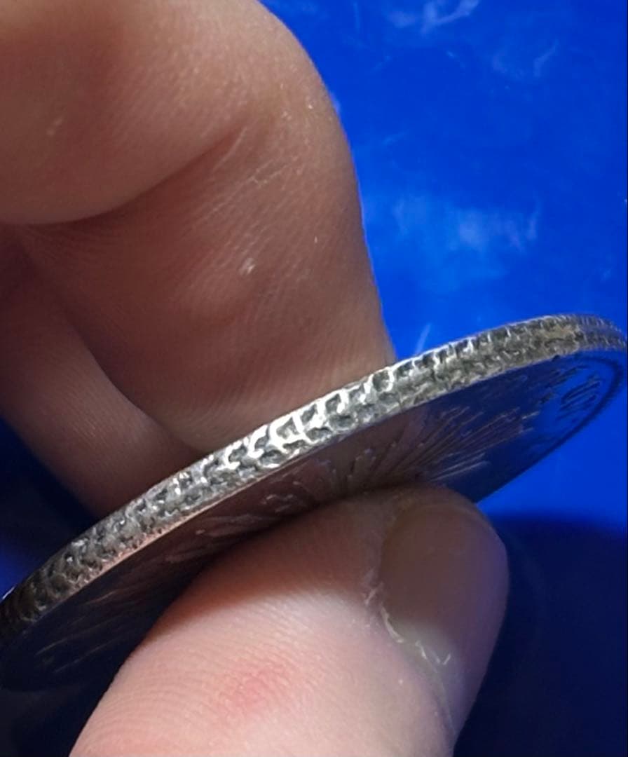 メキシコ 8レアル 銀貨 1881年 フリジア帽　美品