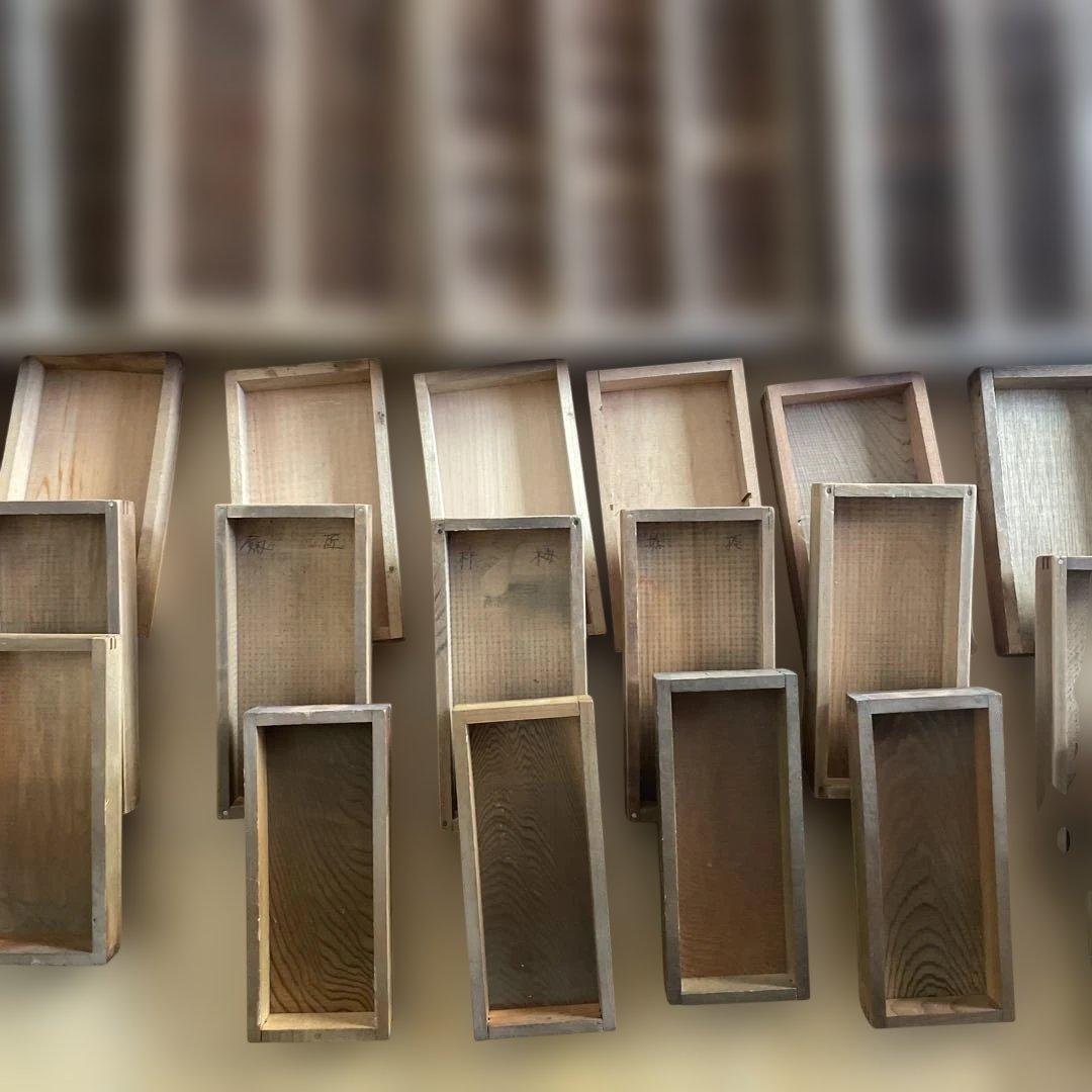 ゲリラセット】活版印刷所から出た木のもの 色々 50個くらい-4【活版