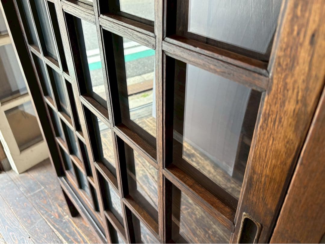 キャビネット 戸棚 インテリア 本棚 飾り棚 ビンテージ 昭和レトロ 当時物