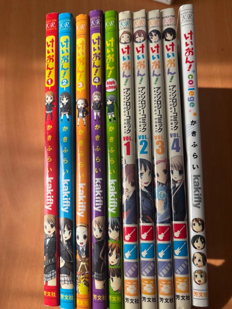 けいおん 1～4、college、highschool、アンソロジー1〜4全10 - メルカリ