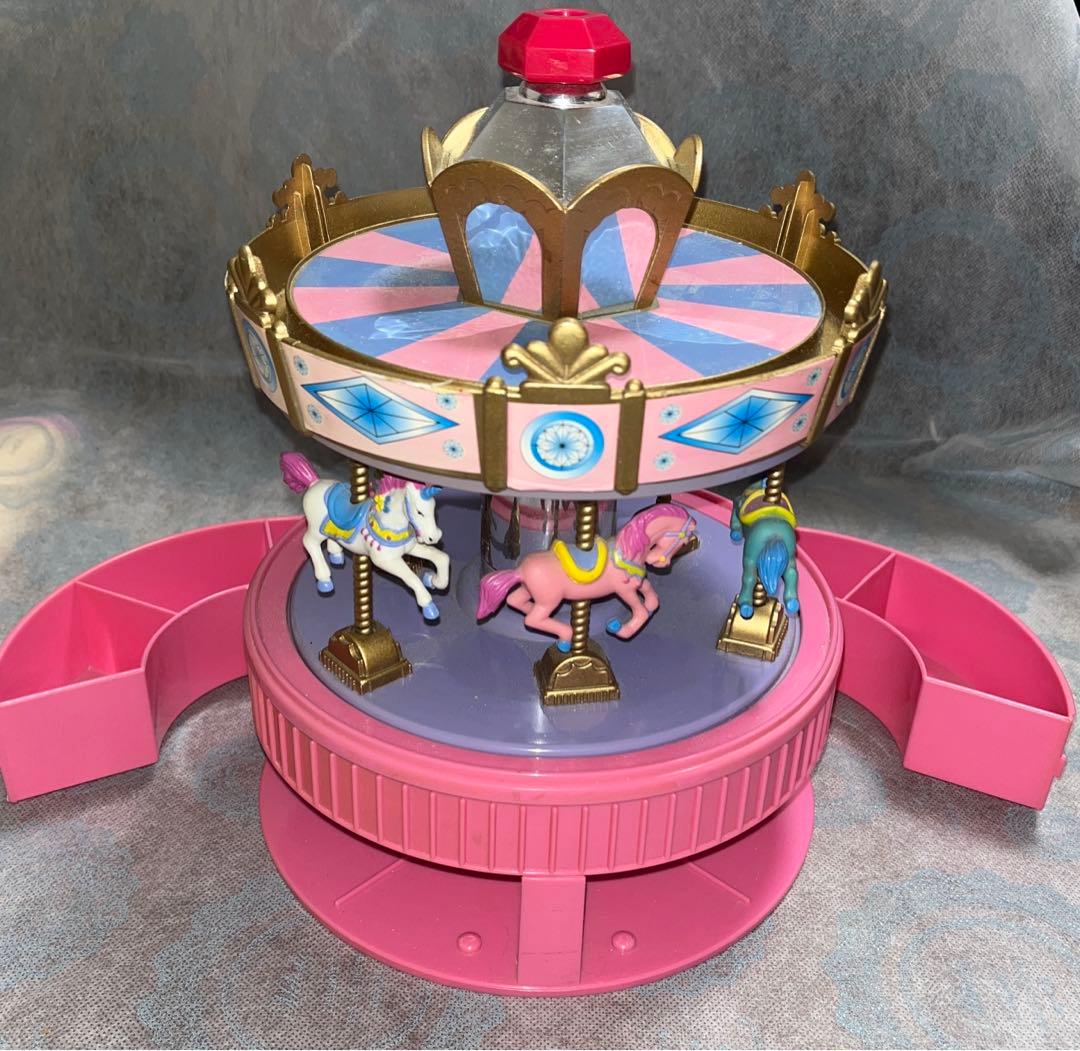 大特価❗️【レトロ玩具】オルゴール　メリーゴーランド　ジュエリーケース