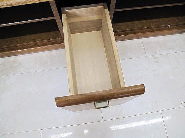 美品　浜本工芸　TVボード W125cm ナラ無垢材 テレビボード 約12万