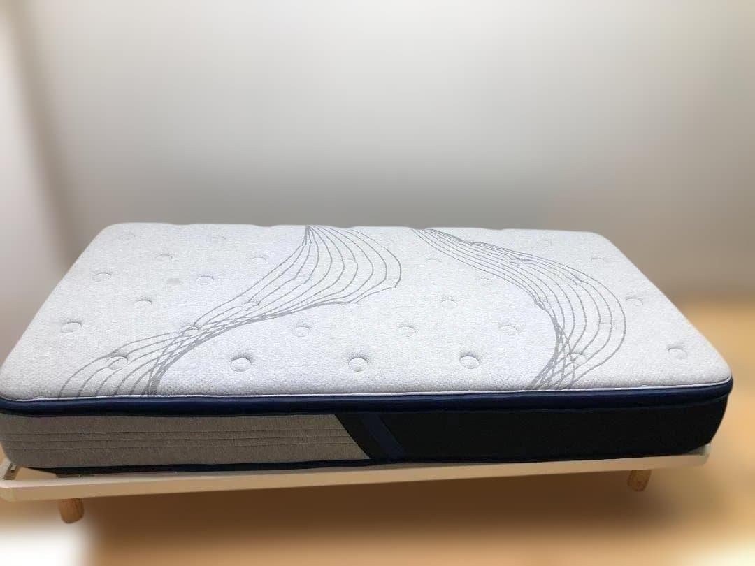 【美品】Avenco マットレス＋ベッドフレーム シングル 250730-2