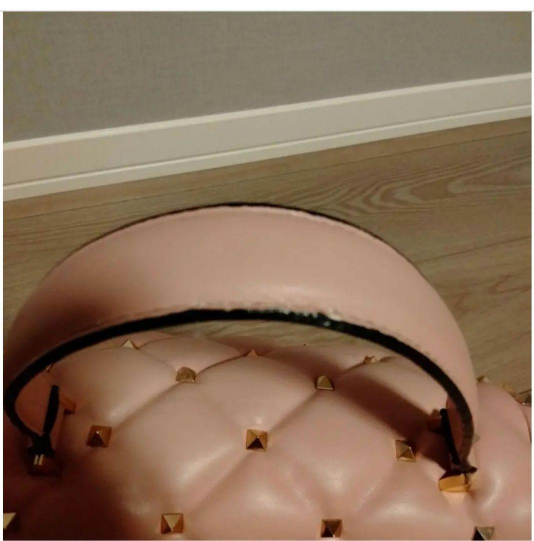 スタッズ　バッグ　インポート　ラムスキン