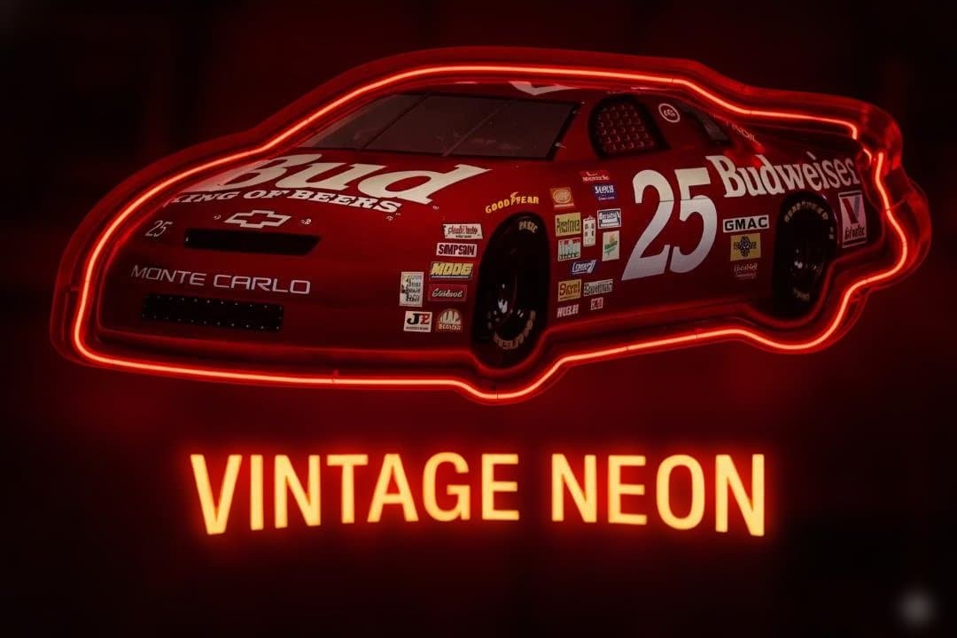 Budweiser ビンテージネオン モンテカルロ 25