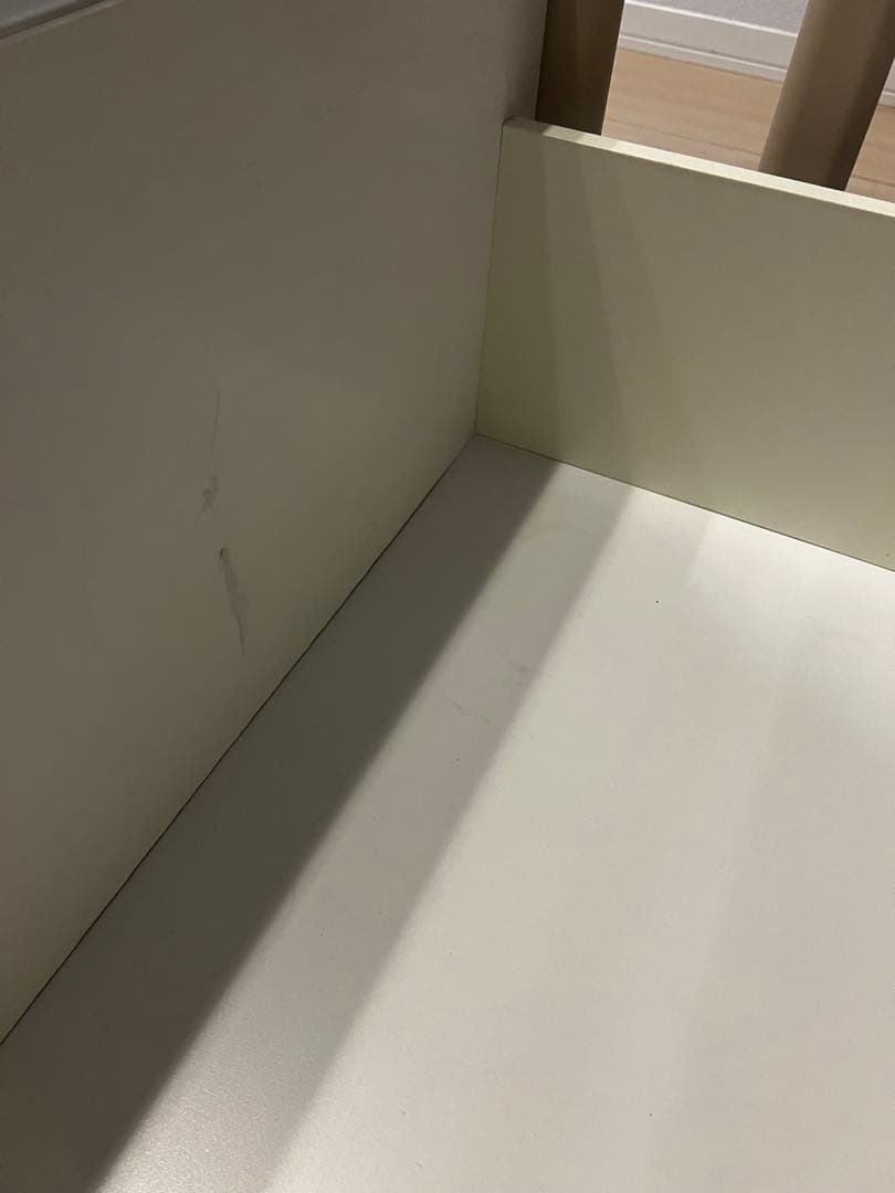 タイムセール⚪︎ホワイト 食器棚・キッチンカウンター 引き戸付き