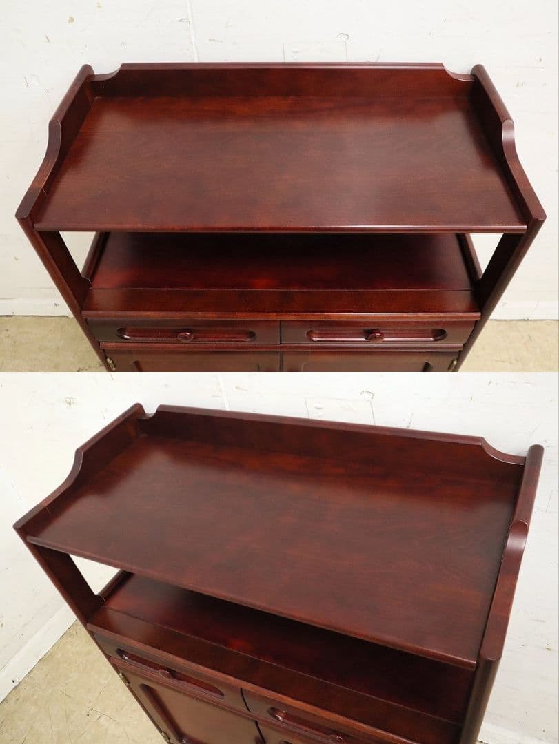 【カリモク家具】電話台・FAX台・サイドキャビネット・収納棚・karimoku