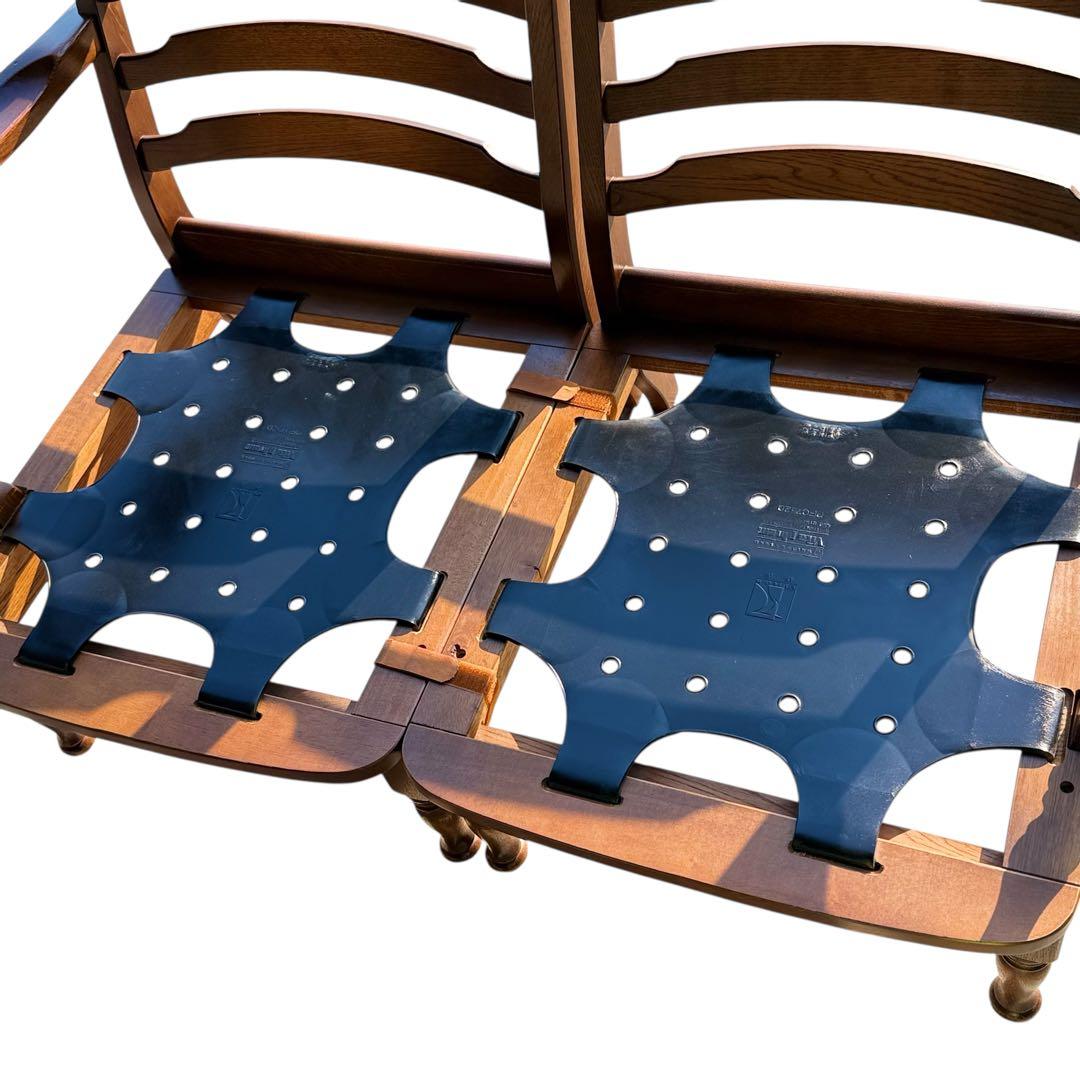 KZ028 飛騨産業　穂高　セパレート　キツツキ　木枠のみ　2Pソファ　2人掛け