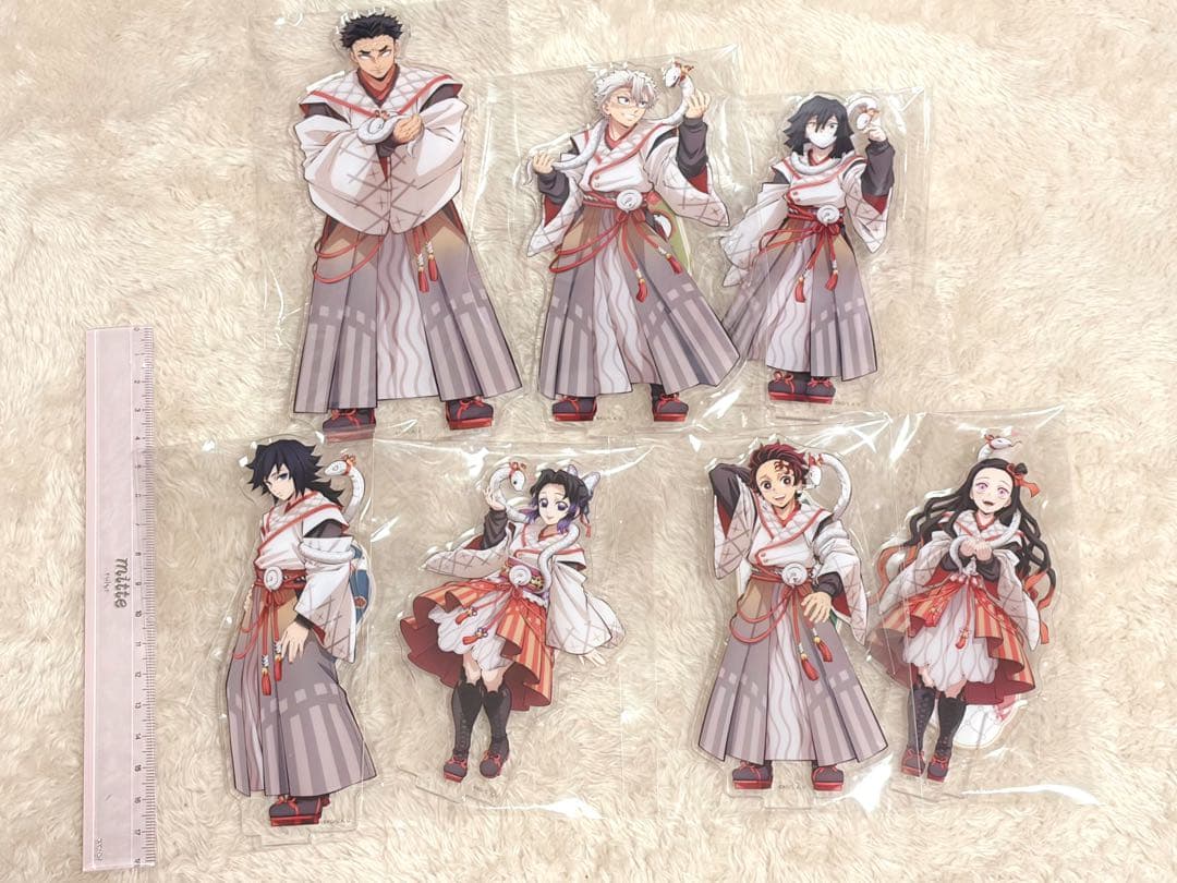 鬼滅の刃 ufotable 2025干支巳年 アクリルスタンド 7点コンプリート