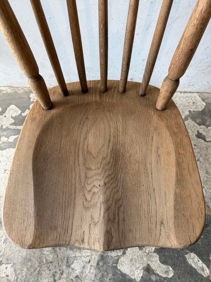 ビンテージ ダイニングチェア カフェチェア 剥離加工 no4 - メルカリ