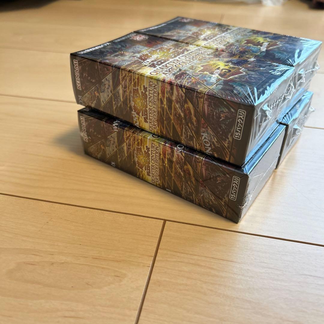 遊戯王アートコレクション未開封4box シュリンク付き