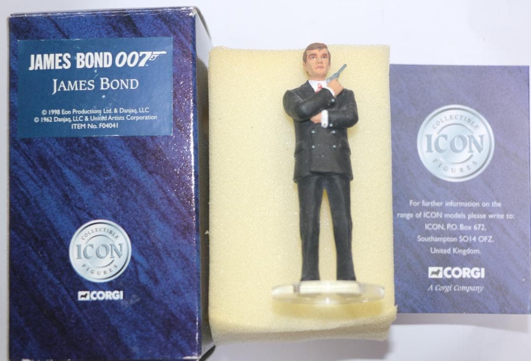 超貴重　CORGI社 メタルフィギャー　007 ジェムス・ボンド（R・ムーアー） 超貴重 CORGI社 メタルフィギャー 007 ジェムス・ボンド（R・ムーアー