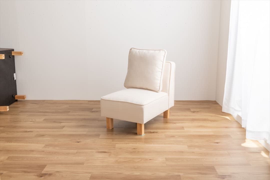 【送料無料】Cindy 1人掛けソファ 天然木 Sバネ