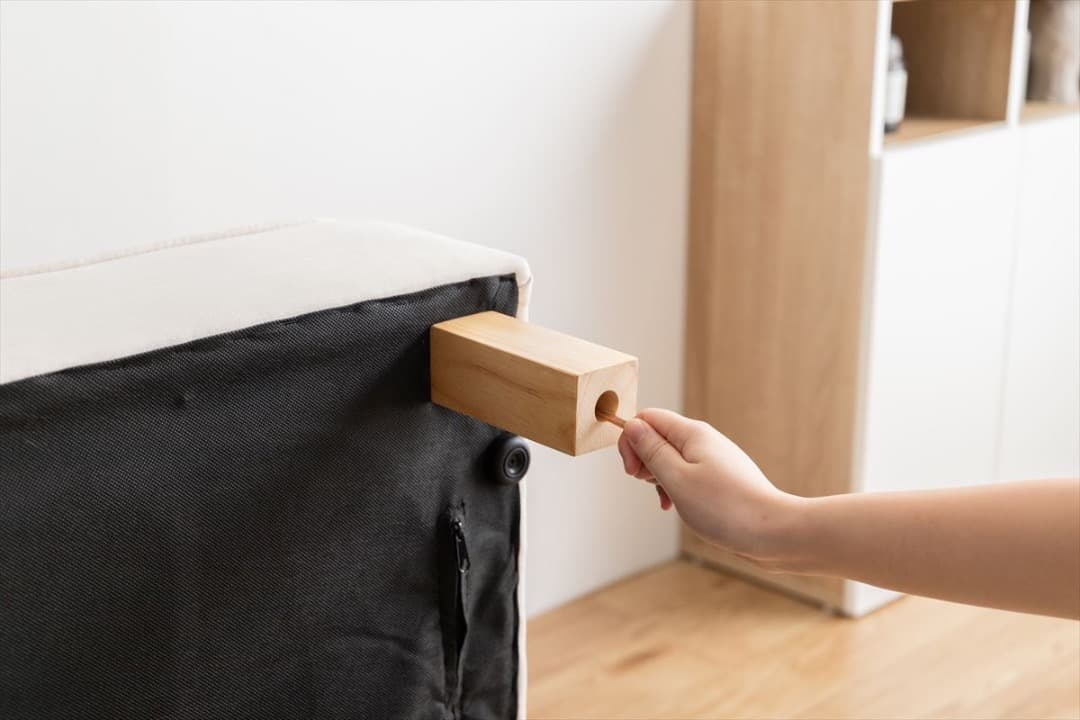 【送料無料】Cindy 1人掛けソファ 天然木 Sバネ