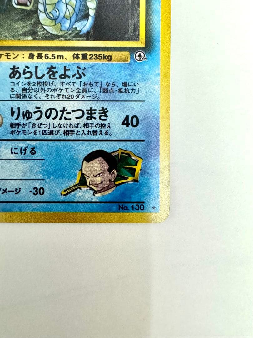 【旧裏】サカキのギャラドス ★ ジム拡張第2弾 闇からの挑戦 モンボホロ あり