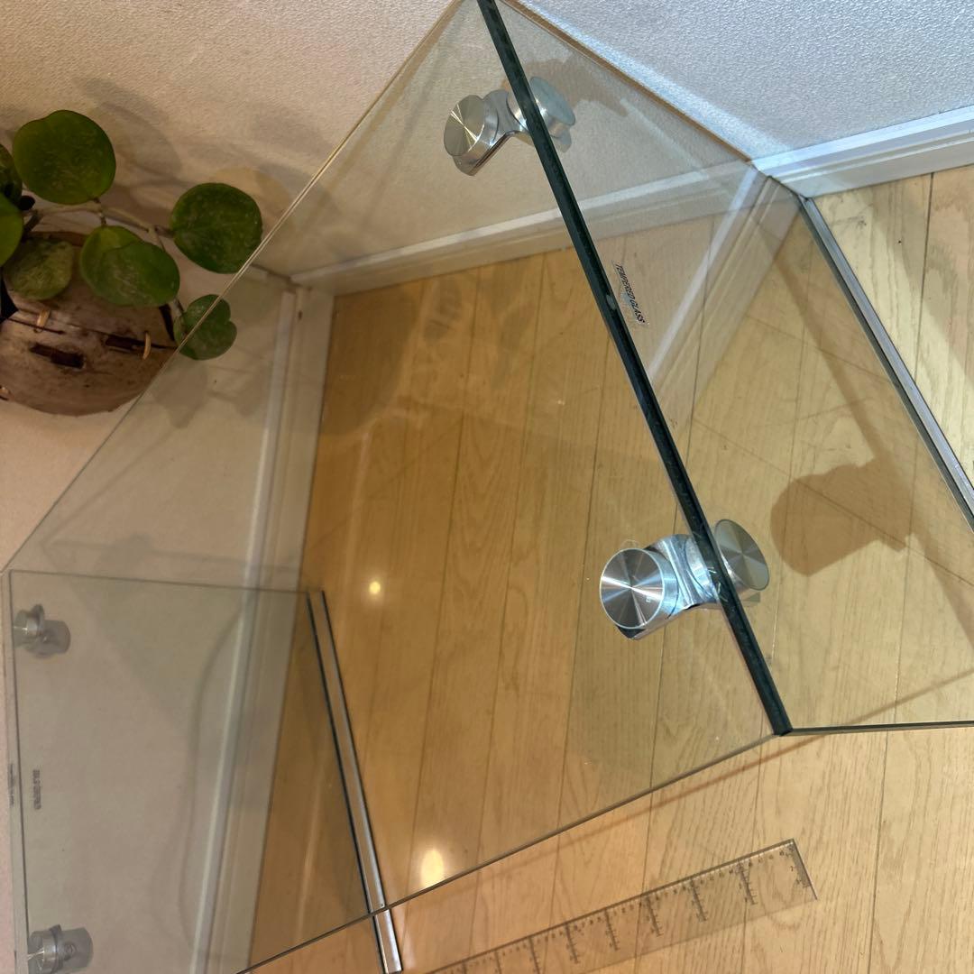 フランフランFrancfranc全面強化ガラス製センターテーブルお洒落インテリア