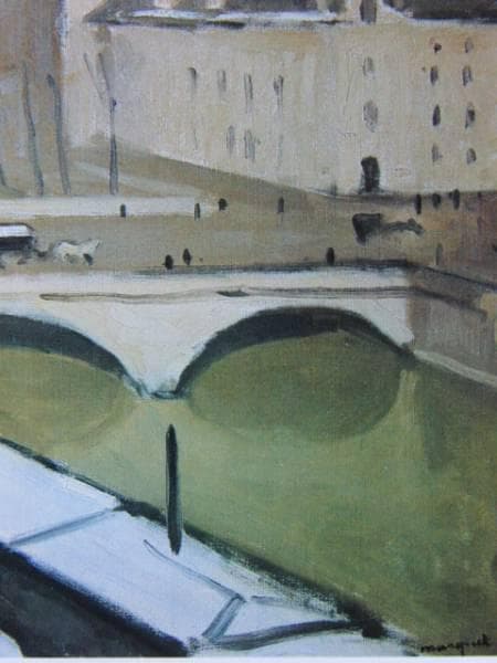 マルケ、サン・ミッシェル橋、希少画集画、新品額・額装付 - メルカリ