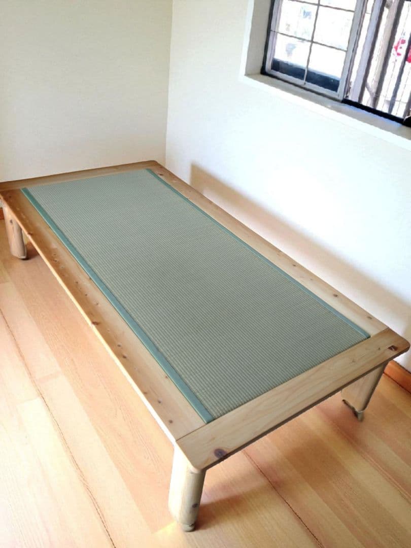 【送料込み】畳とすのこの2way仕様　ひのき無垢　国産畳ベッド　和室