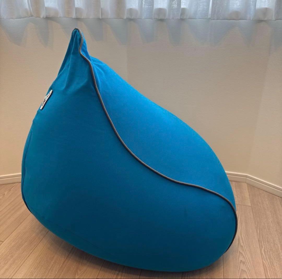 Yogibo Lounger（ラウンジャー）ビーズクッション アクアブルー