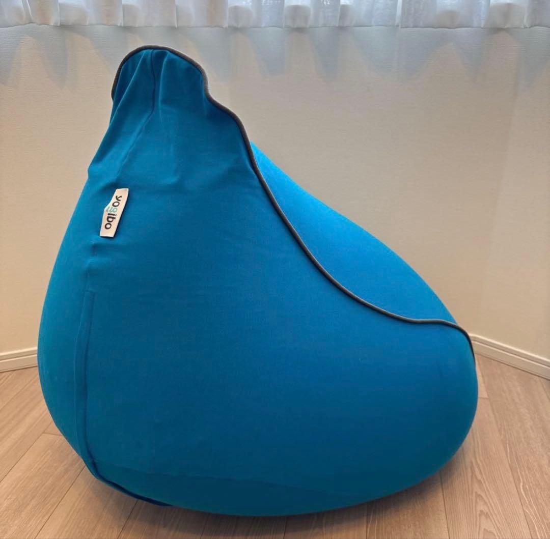 Yogibo Lounger（ラウンジャー）ビーズクッション アクアブルー