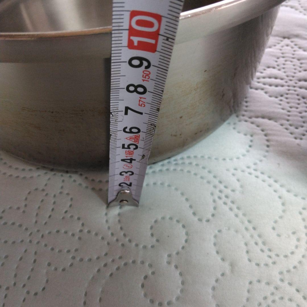 無水調理鍋=オーブン機能　ステンレス鍋・蒸し器ドーム型蓋の7点セット