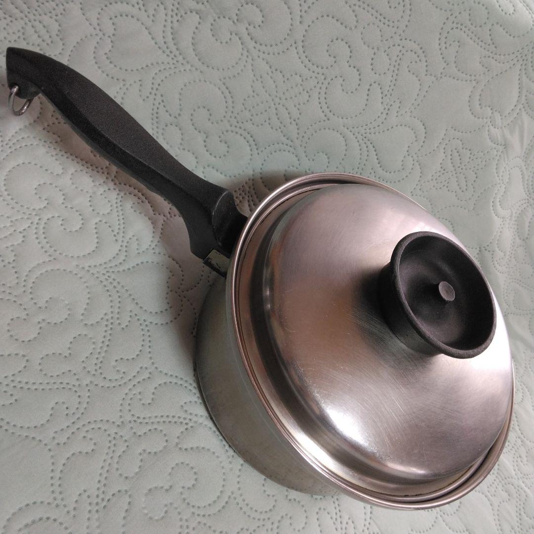 無水調理鍋=オーブン機能　ステンレス鍋・蒸し器ドーム型蓋の7点セット