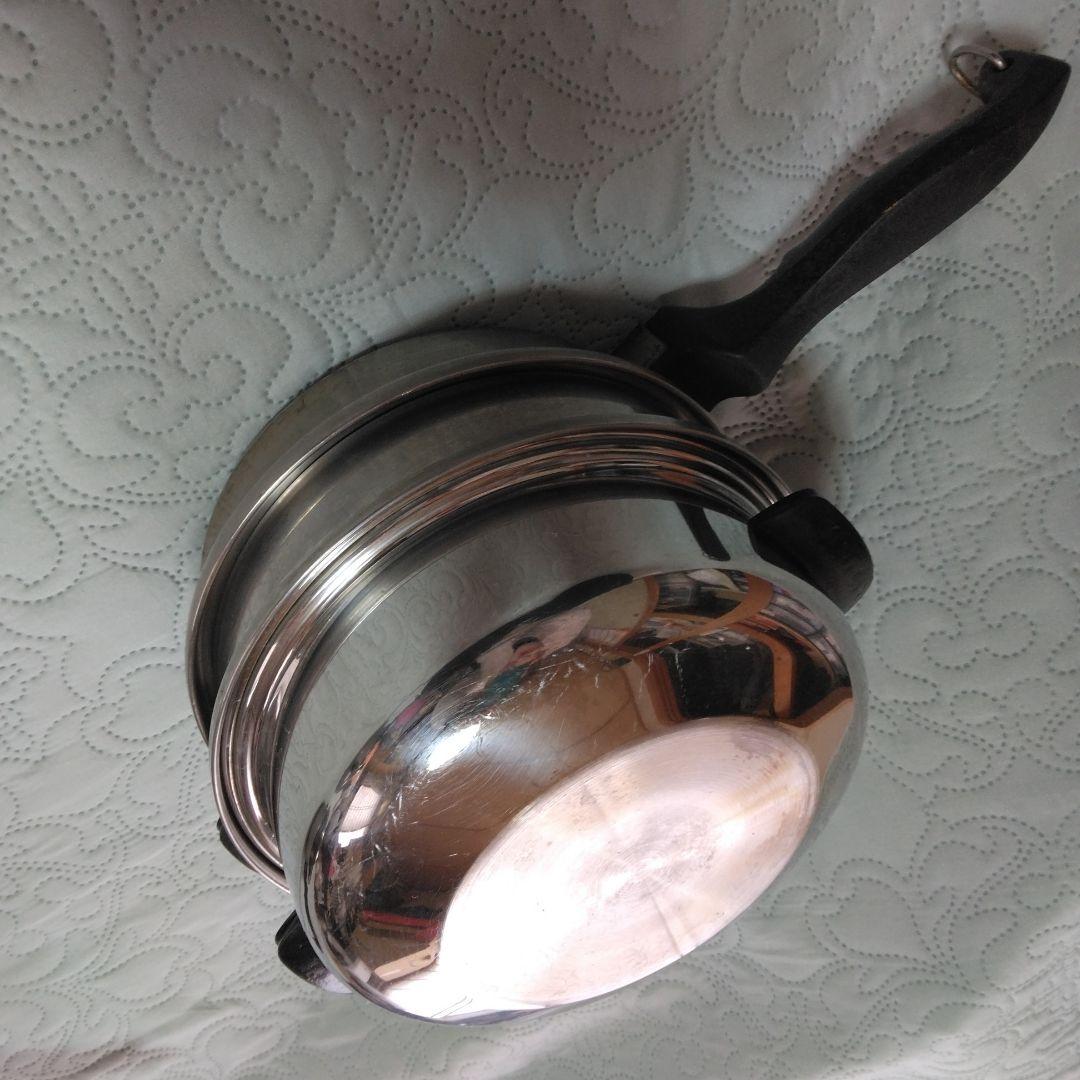 無水調理鍋=オーブン機能　ステンレス鍋・蒸し器ドーム型蓋の7点セット