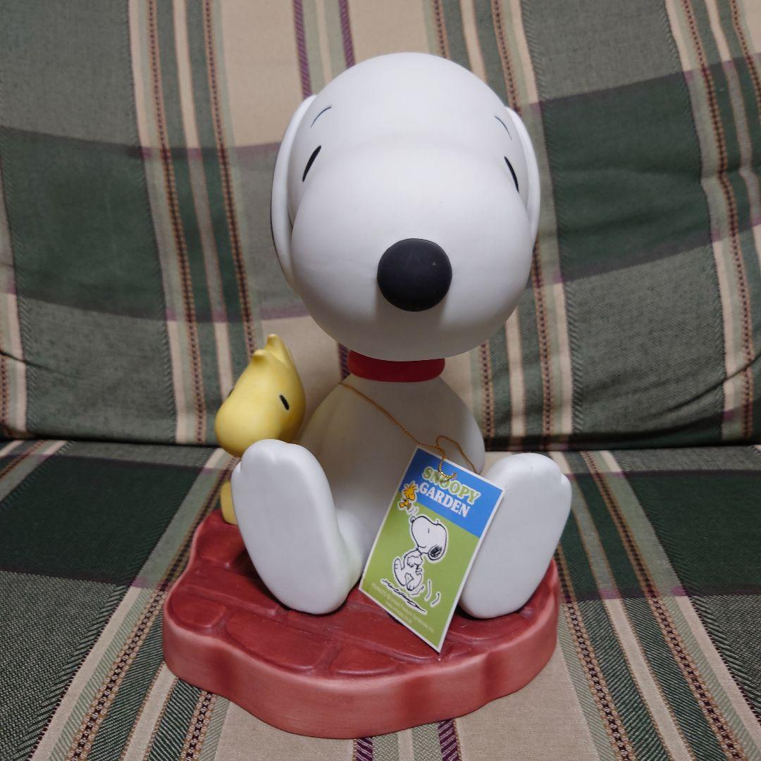 スヌーピー 加藤工芸　ガーデンスタチュー タグ付き 約23cm