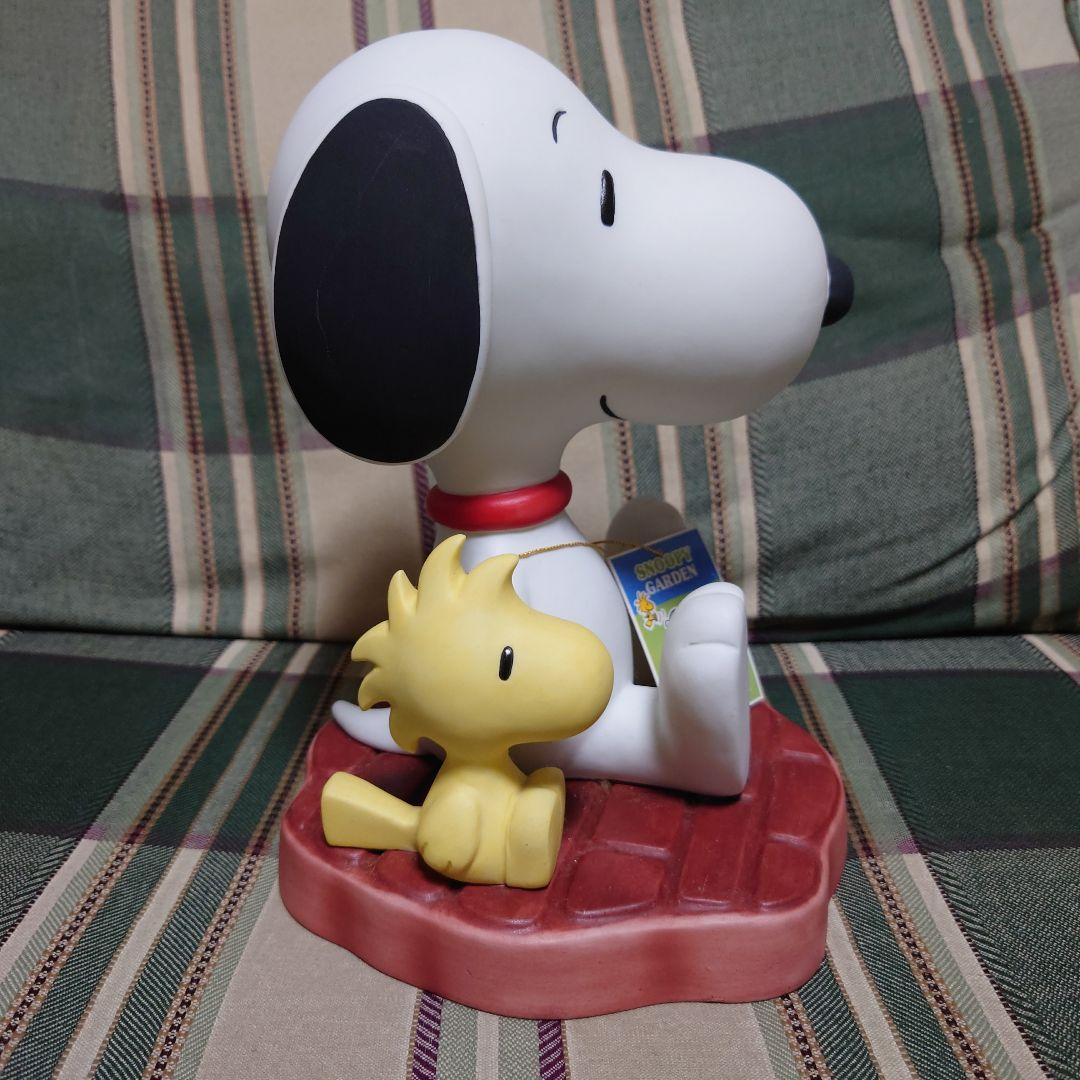 スヌーピー 加藤工芸　ガーデンスタチュー タグ付き 約23cm
