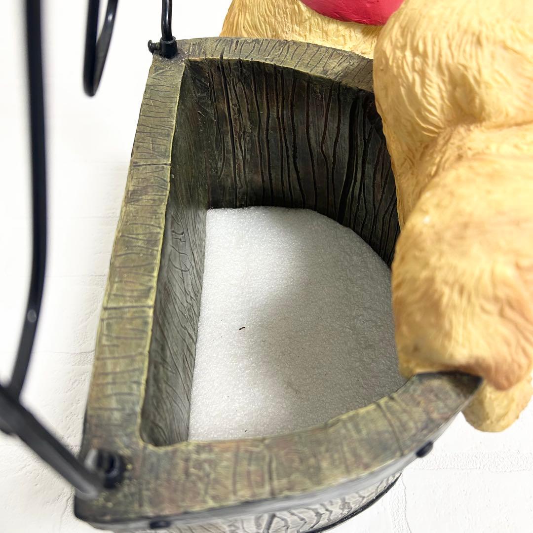 陶器製　ゴールデンレトリバー親子のスリッパラック