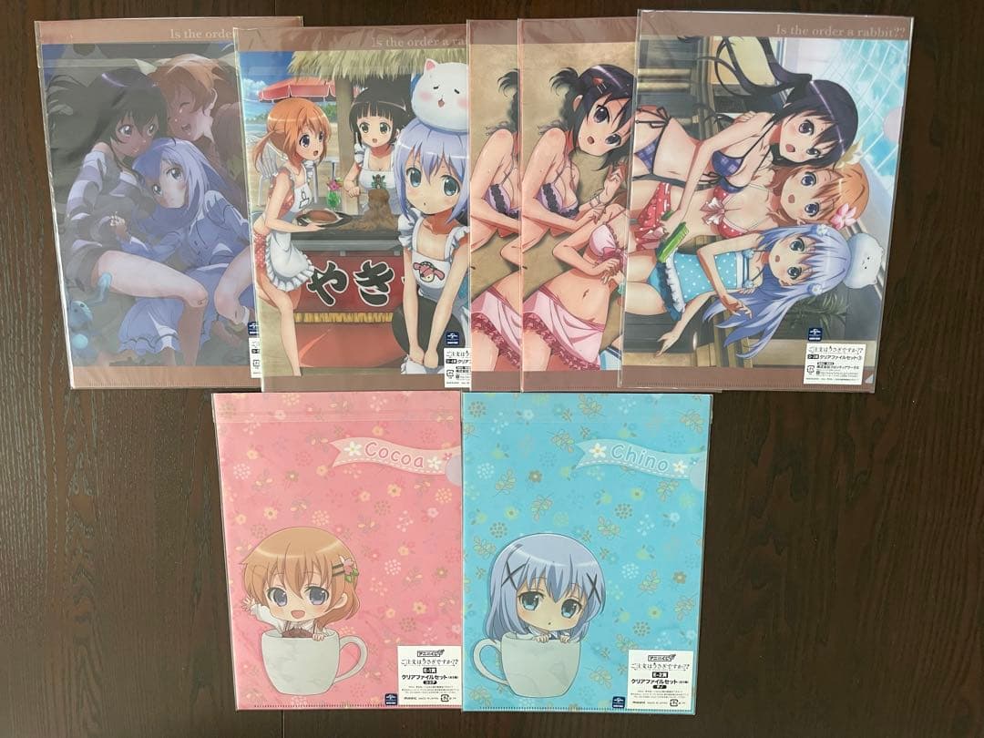 バラ売り可　ご注文はうさぎですか？　クリアファイル