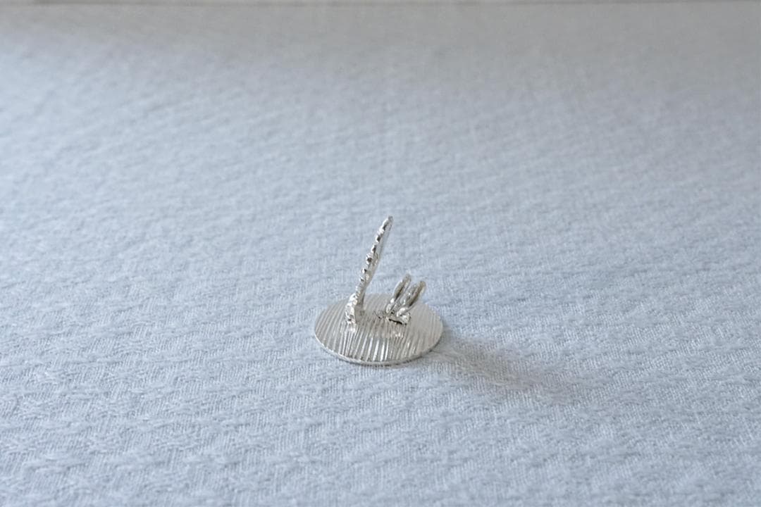 フランス　クリストフル　シェル　シルバープレート　カードホルダー　2.5cm