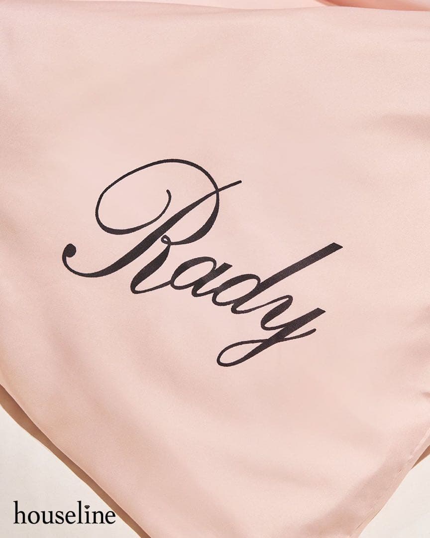 Rady ベッドカバー フラワー グレー ピンク セミダブル