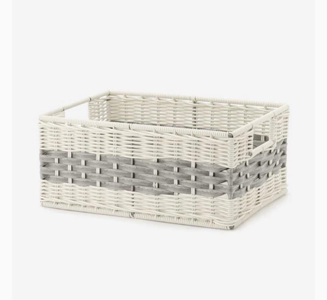 【ほぼ未使用】ACTUS アクタス　RECTバスケット4点セット 収納かご