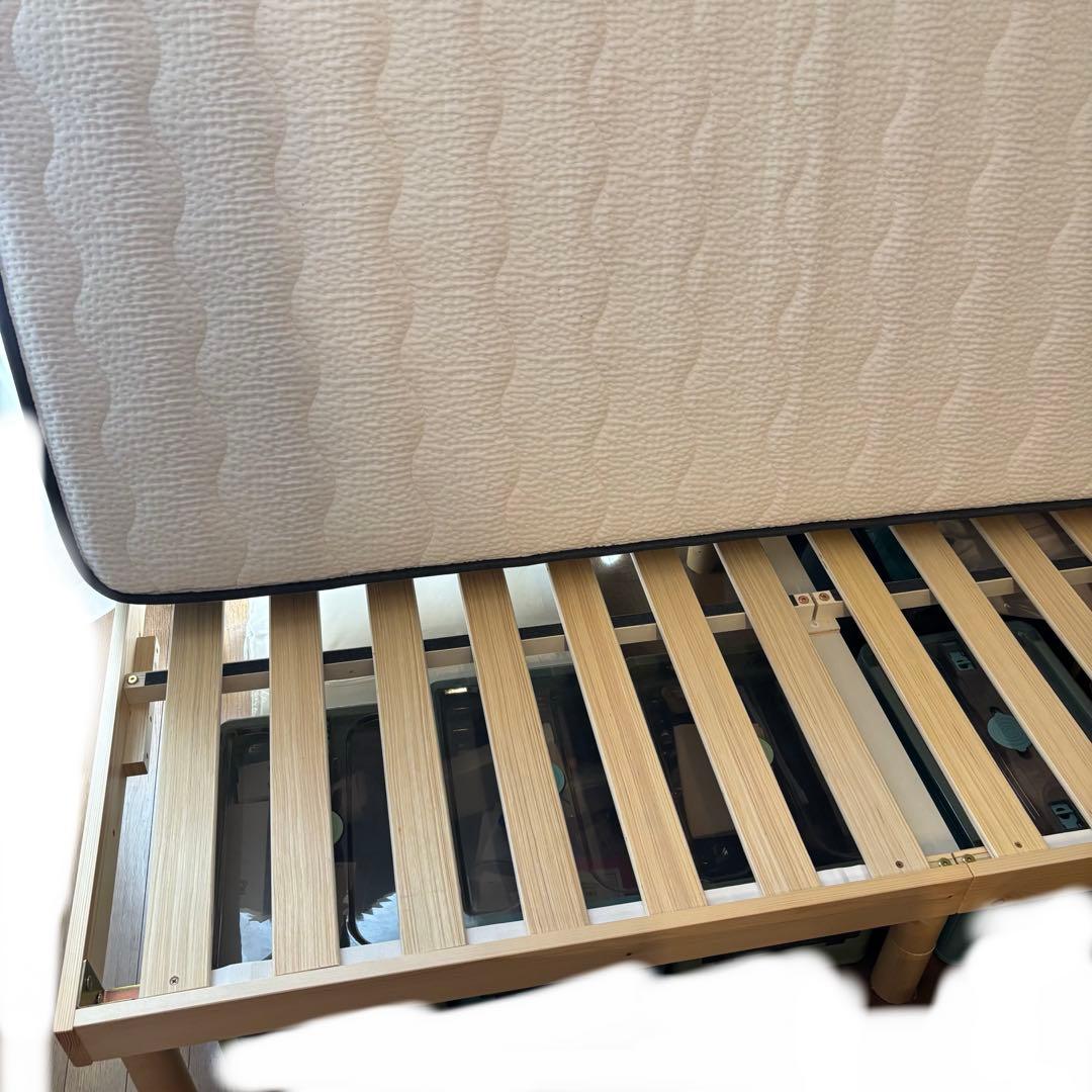 NELL（ネル）マットレス シングルサイズ フレームセット