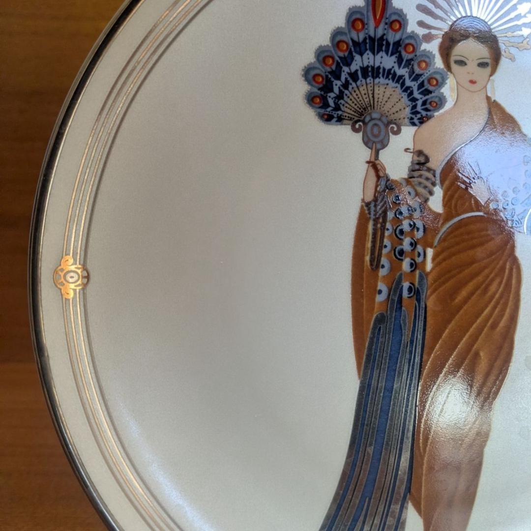 エルテ アールデコ フランクリンミント プレート ATHENA Erte - メルカリ