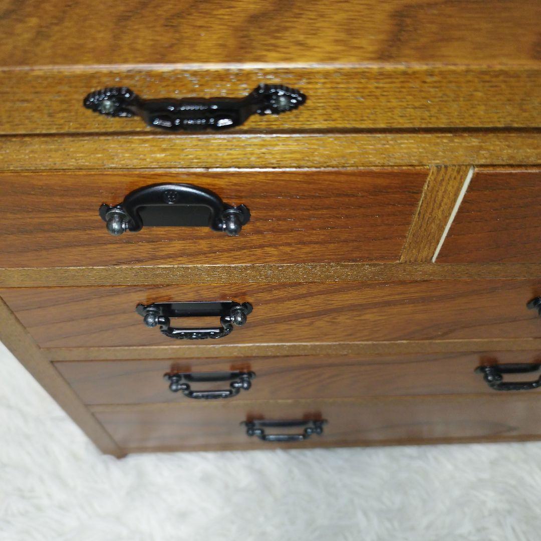 美品　レトロ　小袖机　けやき　小物入れ　箪笥